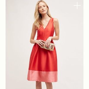 Maeve roseblock cross-back dress